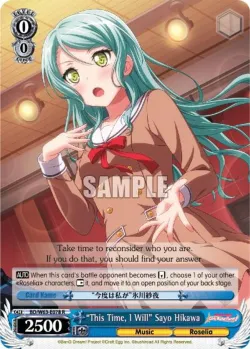 "This Time, I Will" Sayo Hikawa 「BD/W63-E078」「EN」