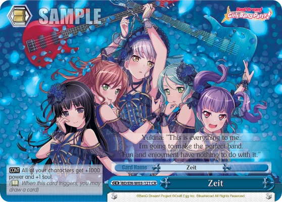 Zeit 「BD/W03-121」「EN」