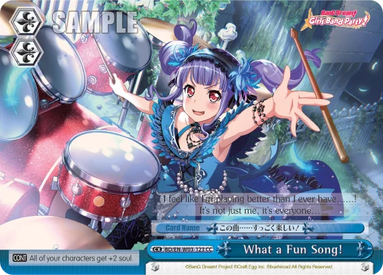 What a Fun Song! 「BD/W03-123」「EN」