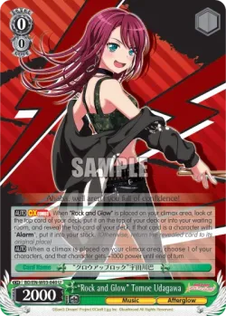 "Rock and Glow" Tomoe Udagawa #BD/W03-040 · Weiss Schwarz