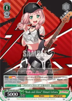 "Rock and Glow" Himari Uehara #BD/W03-043 · Weiss Schwarz