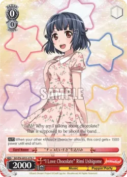 "I Love Chocolate" Rimi Ushigome #BD/W03-078 · Weiss Schwarz