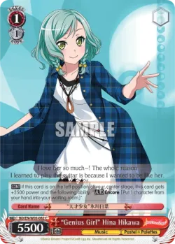 "Genius Girl" Hina Hikawa 「BD/W03-082」「EN」