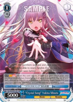 "Crystal Song" Yukina Minato 「BD/W03-091」「EN」