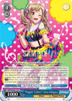 "Poppin' Colors!" Arisa Ichigaya 「BD/W03-110」「EN」