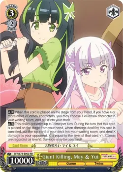 Giant Killing, May & Yui #BFR/S78-E003 · Weiss Schwarz