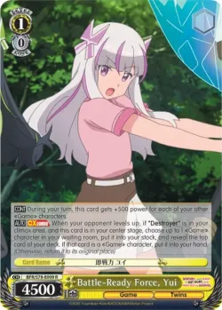 Battle-Ready Force, Yui #BFR/S78-E009 · Weiss Schwarz