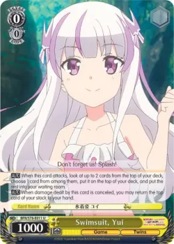 Swimsuit, Yui #BFR/S78-E011 · Weiss Schwarz