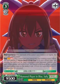 Rumored Player in Blue, Sally #BFR/S78-E038 · Weiss Schwarz