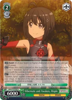 Hibernate and Awaken, Maple #BFR/S78-E040 · Weiss Schwarz