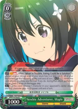 Newbie Adventurer, Maple #BFR/S78-E044 · Weiss Schwarz