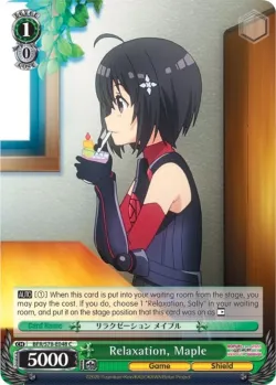 Relaxation, Maple #BFR/S78-E048 · Weiss Schwarz