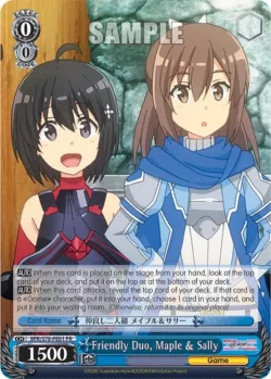 Friendly Duo, Maple & Sally 「BFR/S78-PE01」「EN」