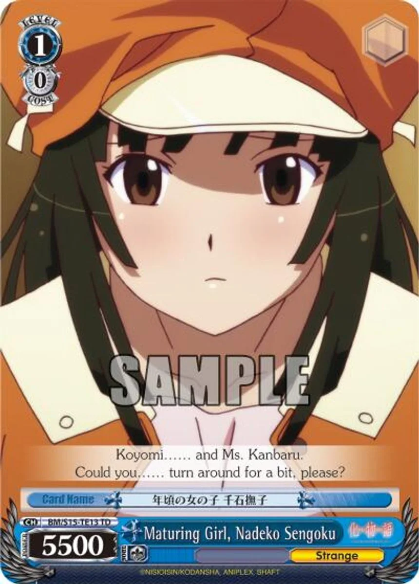 Maturing Girl, Nadeko Sengoku 「BM/S15-TE13」「EN」