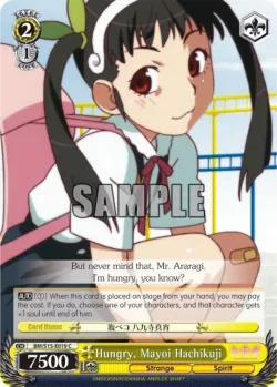 Hungry, Mayoi Hachikuji #BM/S15-E019 · Weiss Schwarz