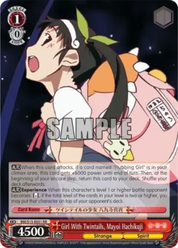 Girl With Twintails, Mayoi Hachikuji #BM/S15-E051 · Weiss Schwarz