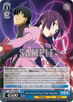 Lovers, Koyomi Araragi & Hitagi Senjyogahara 「BM/S15-E080」「EN」