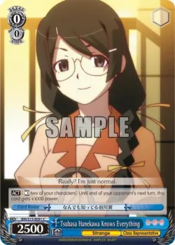 Tsubasa Hanekawa Knows Everything 「BM/S15-E091」「EN」