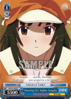 Maturing Girl, Nadeko Sengoku 「BM/S15-E093」「EN」
