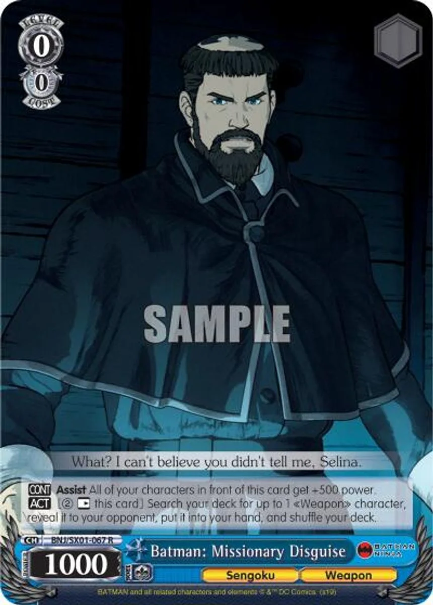 Batman: Missionary Disguise 「BNJ/SX01-067」「EN」