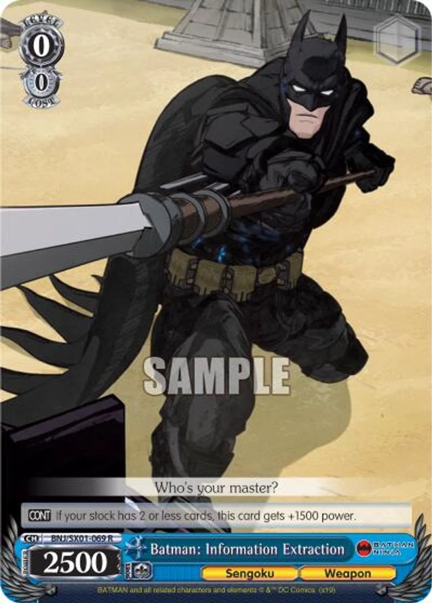 Batman: Information Extraction 「BNJ/SX01-069」「EN」