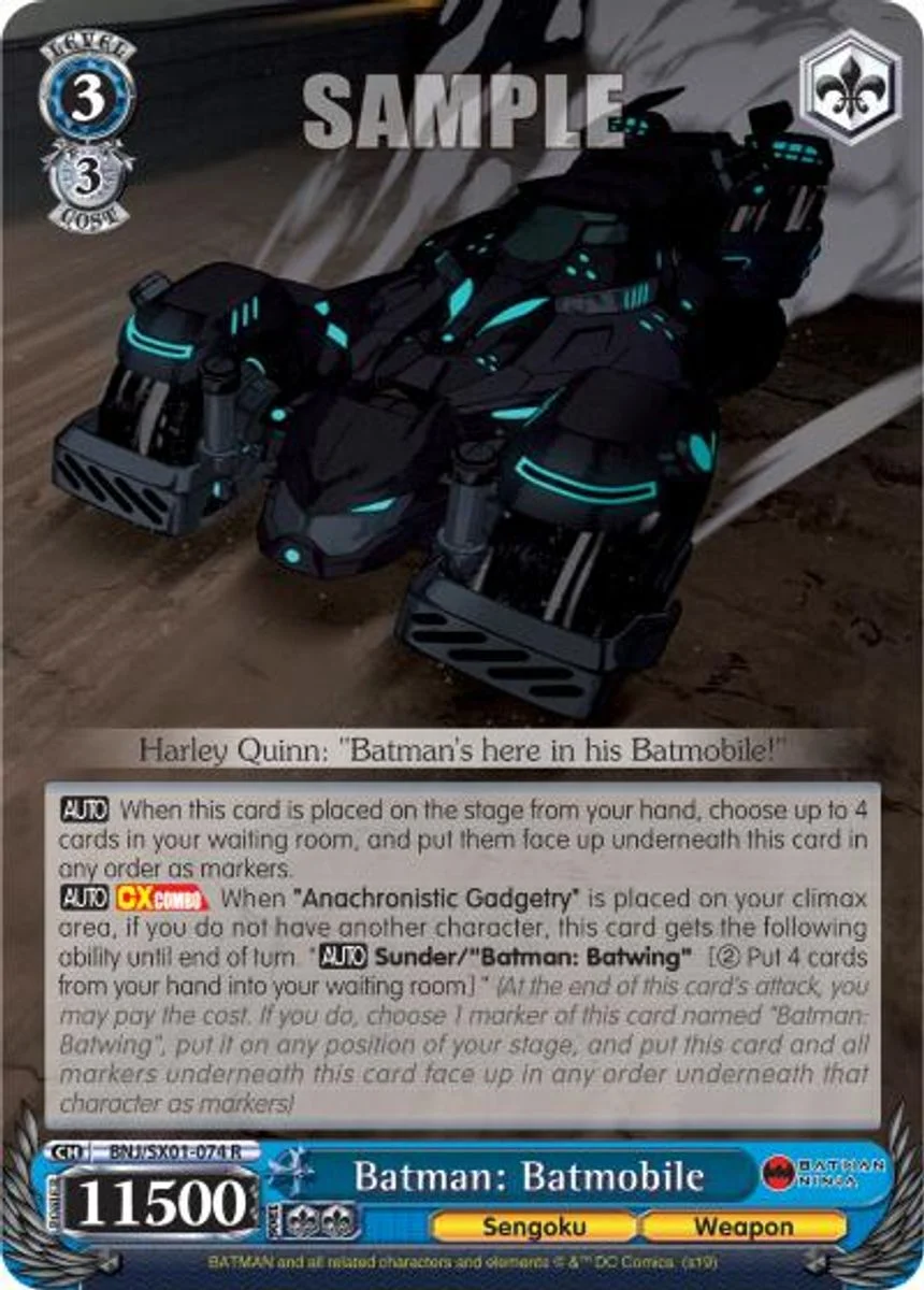 Batman: Batmobile 「BNJ/SX01-074」「EN」