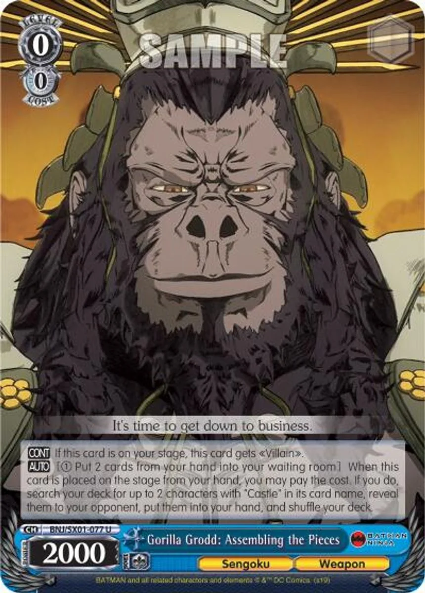 Gorilla Grodd: Assembling the Pieces 「BNJ/SX01-077」「EN」