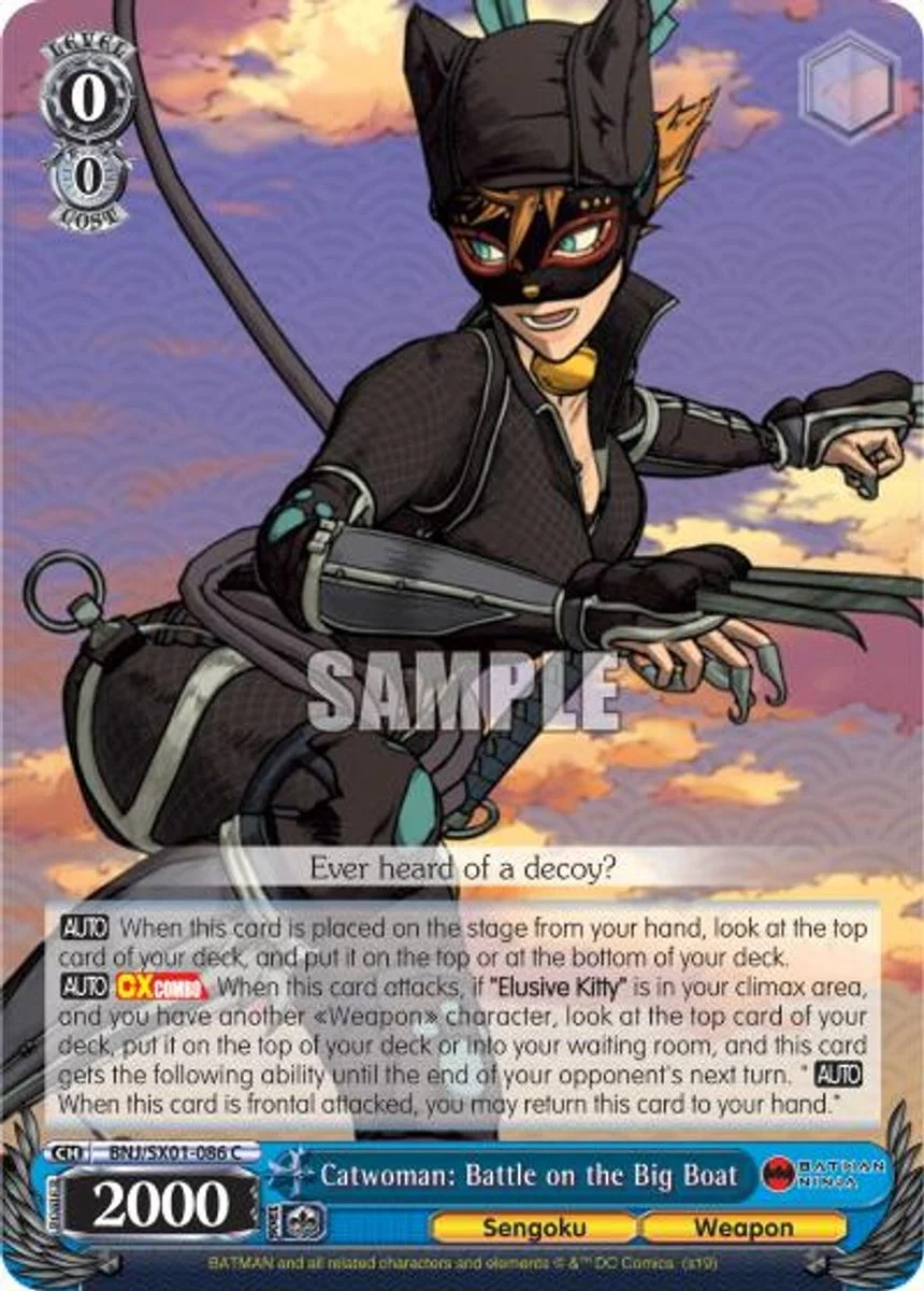 Catwoman: Battle on the Big Boat 「BNJ/SX01-086」「EN」