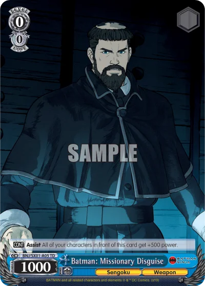 Batman: Missionary Disguise 「BNJ/SX01-A05」「EN」