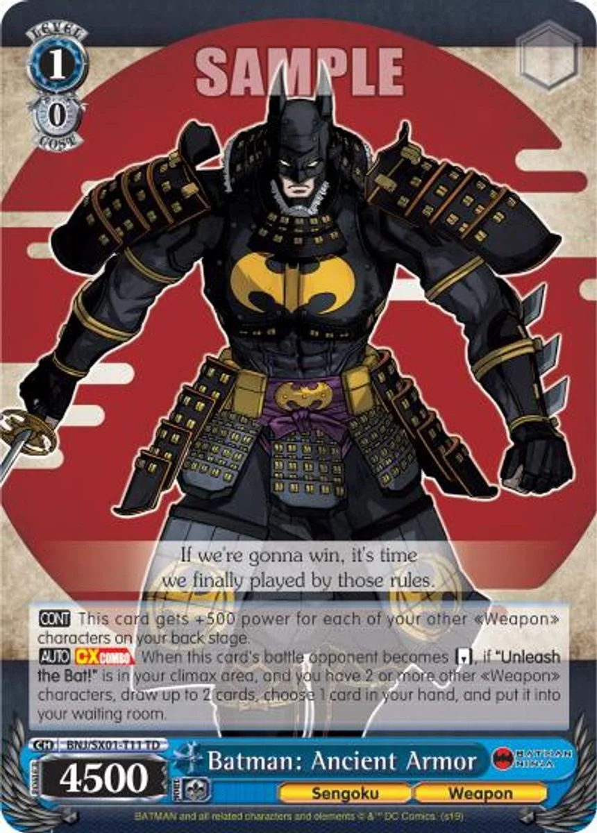 Batman: Ancient Armor 「BNJ/SX01-T11」「EN」