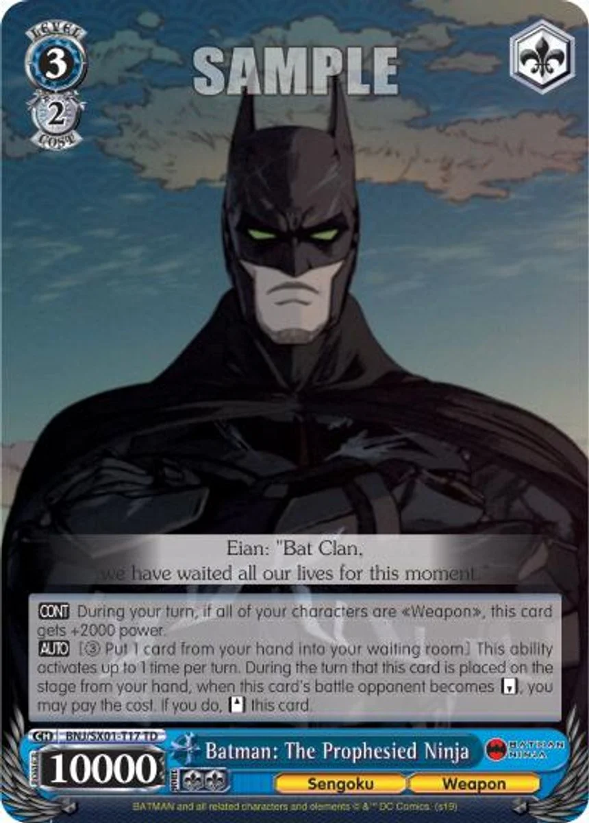 Batman: The Prophesied Ninja 「BNJ/SX01-T17」「EN」
