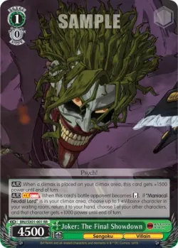 Joker: The Final Showdown #BNJ/SX01-001 · Weiss Schwarz