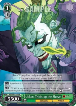 Joker: Tricks up the Sleeve #BNJ/SX01-008 · Weiss Schwarz