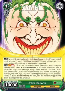 Joker Balloon #BNJ/SX01-011 · Weiss Schwarz