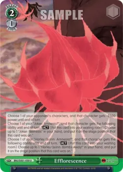 Efflorescence #BNJ/SX01-030 · Weiss Schwarz