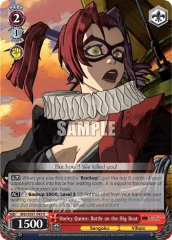 Harley Quinn: Battle on the Big Boat #BNJ/SX01-042 · Weiss Schwarz