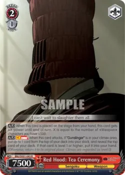 Red Hood: Tea Ceremony #BNJ/SX01-043 · Weiss Schwarz