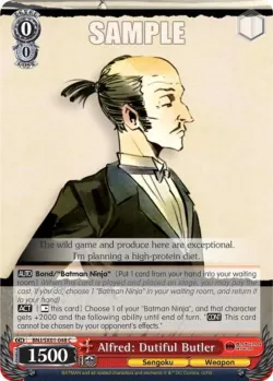 Alfred: Dutiful Butler #BNJ/SX01-048 · Weiss Schwarz