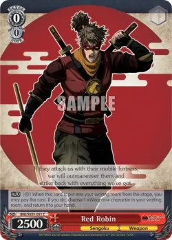 Red Robin #BNJ/SX01-051 · Weiss Schwarz