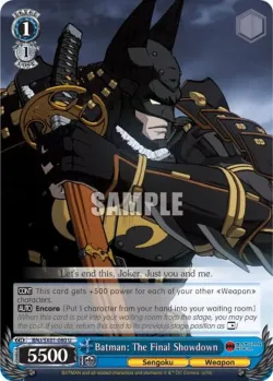 Batman: The Final Showdown 「BNJ/SX01-080」「EN」