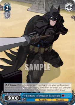 Batman: Information Extraction 「BNJ/SX01-A09」「EN」