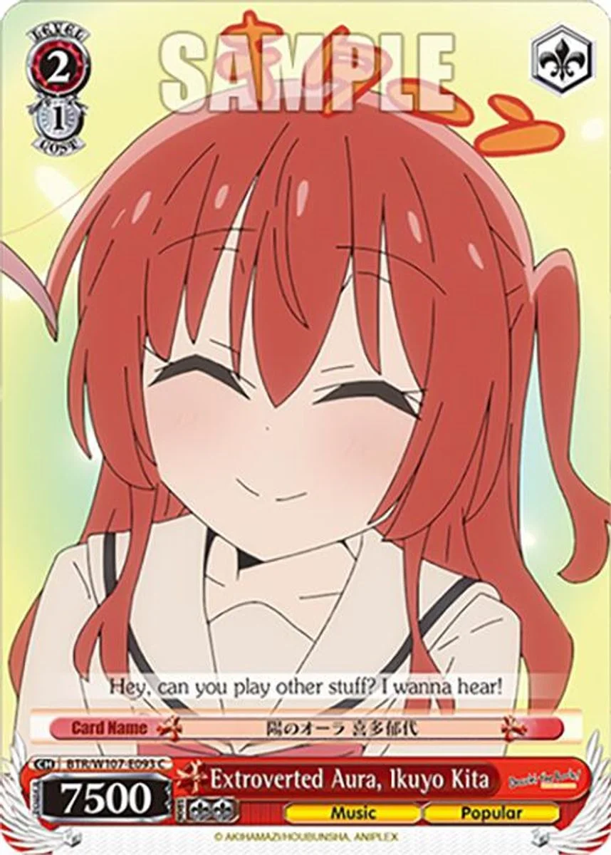 Extroverted Aura, Ikuyo Kita 「BTR/W107-E093」「EN」