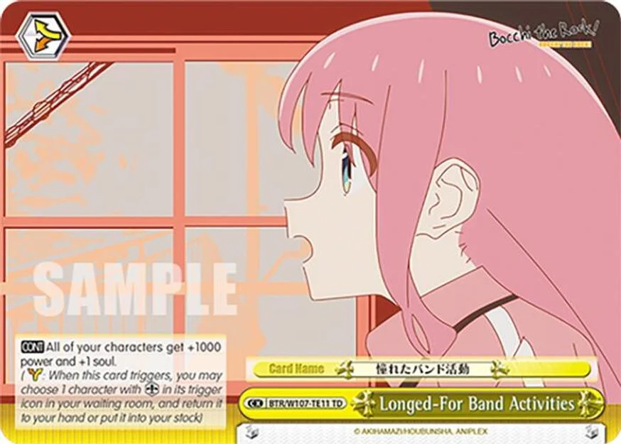 Longed-For Band Activities 「BTR/W107-TE11」「EN」