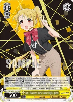 Let's Become Rock Stars! Nijika Ijichi #BTR/W107-E001 · Weiss Schwarz