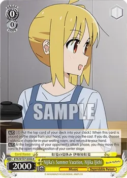 Nijika's Summer Vacation, Nijika Ijichi #BTR/W107-E006 · Weiss Schwarz