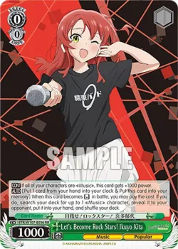 Let's Become Rock Stars! Ikuyo Kita #BTR/W107-E036 · Weiss Schwarz