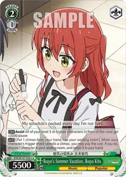 Ikuyo's Summer Vacation, Ikuyo Kita #BTR/W107-E051 · Weiss Schwarz