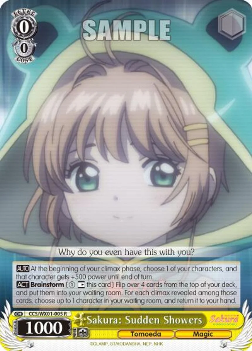 Sakura: Sudden Showers 「CCS/WX01-005」「EN」