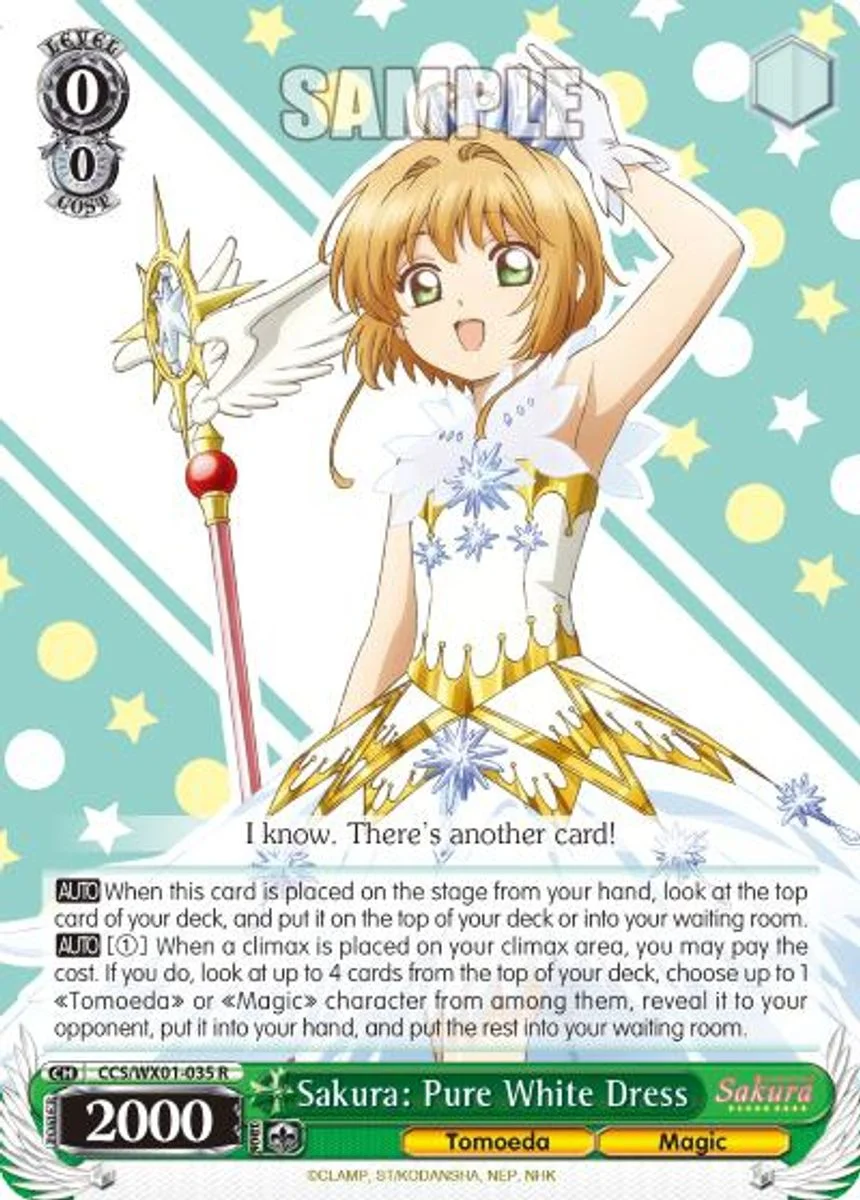 Sakura: Pure White Dress 「CCS/WX01-035」「EN」