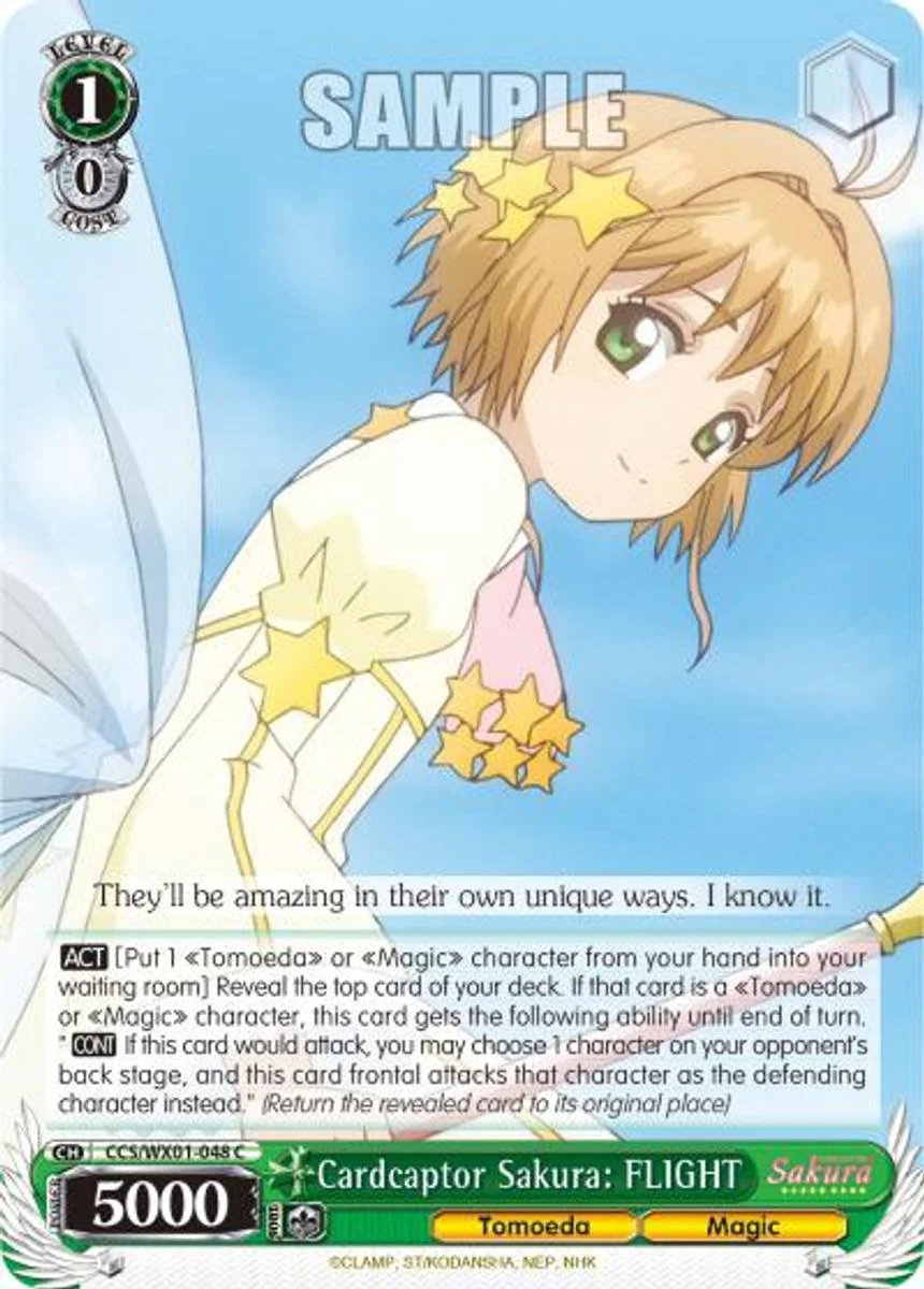 Cardcaptor Sakura: FLIGHT 「CCS/WX01-048」「EN」